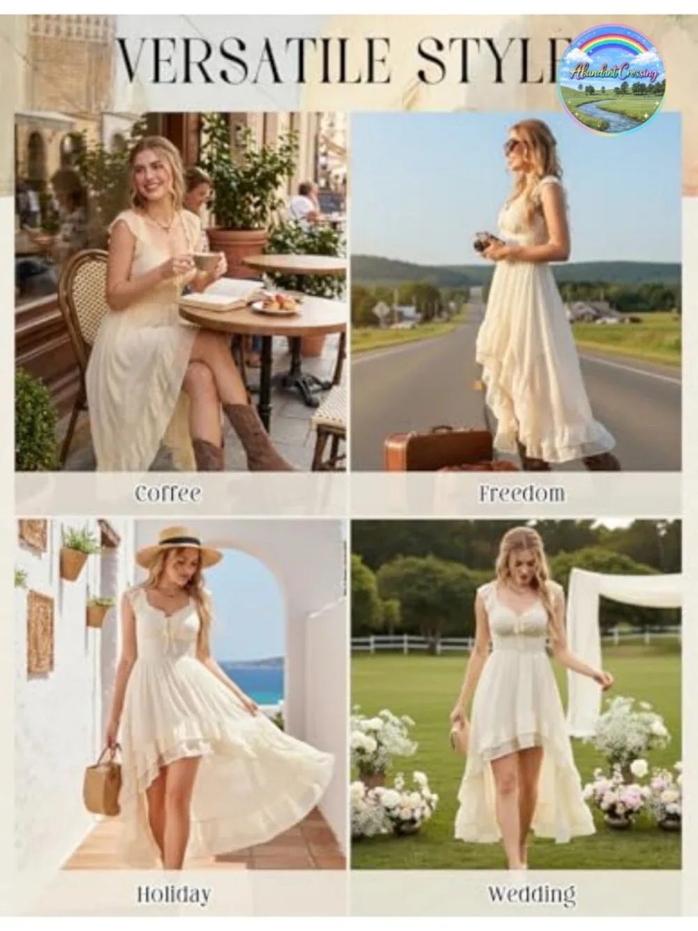 Renaissance Corset Dress Off Shoulder Chiffon High Low Sundress